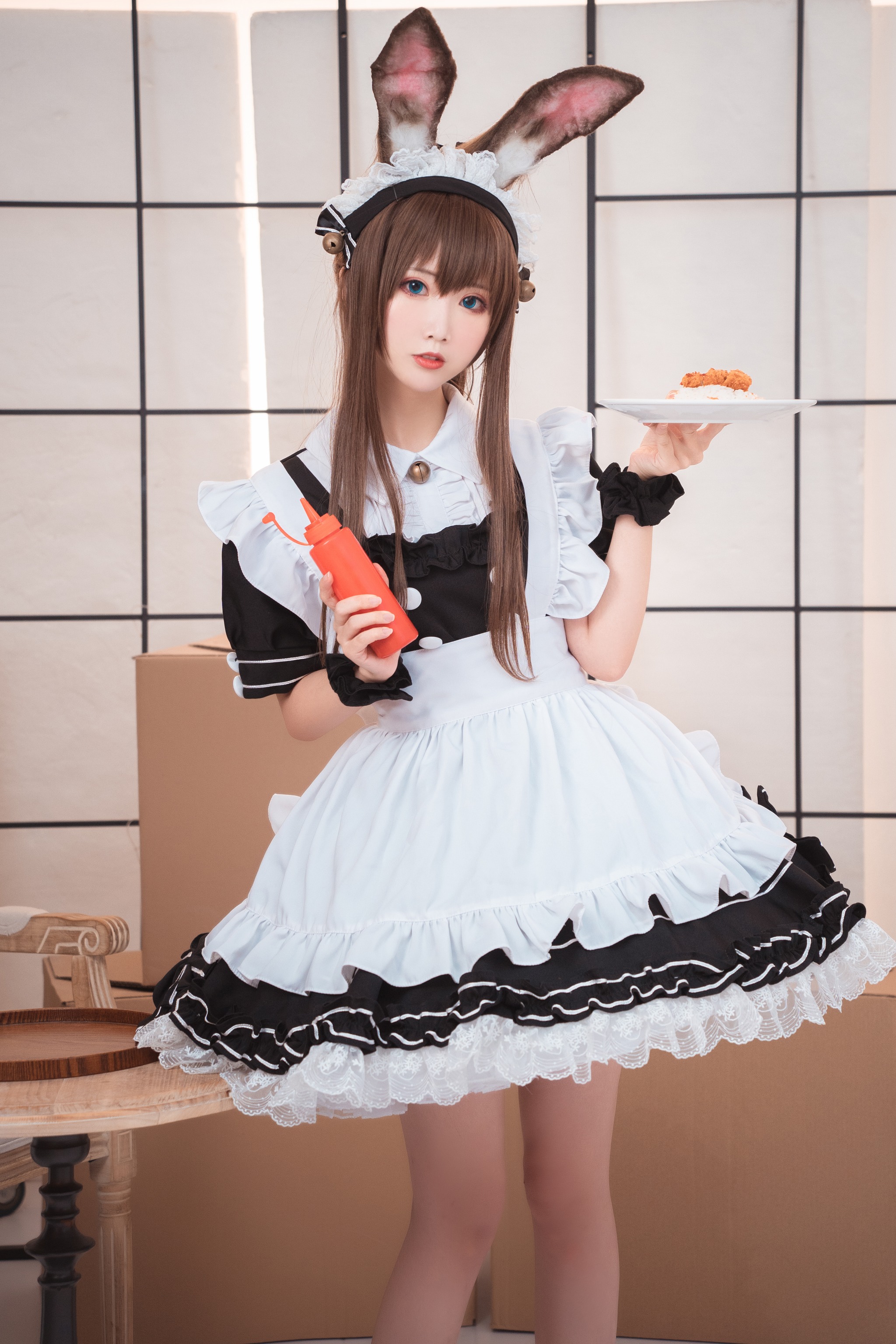 面饼仙儿 - NO.078 Coser面饼仙儿 阿米驴女仆 [23P]-XikXak